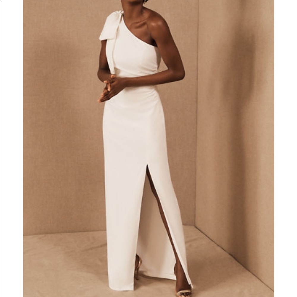 BHLDN ML Monique Lhuillier Lionel One-Shoulder Dress